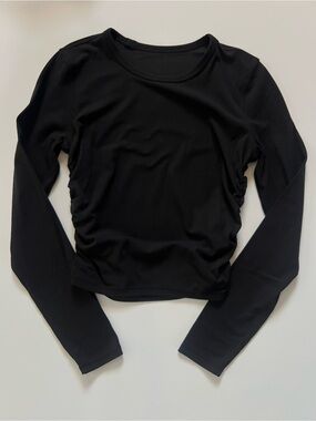 Lululemon All It Takes Ribbed Nulu Long Sleeve Top